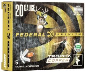 FEDERAL PREMIUM FREIGHT TRAIN COPPER SABOT SLUG AMO 20GA 2-3/4  275GR 5RD (10 BOX CASE)