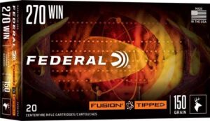 FEDERAL FUSION RIFLE AMO 270 WIN 150GR SP 20RD BOX (10 BOX CASE)