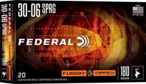 FEDERAL FUSION RIFLE AMO 30-06 SPRINGFIELD 180GR SP 20RD BOX (10 BOX CASE)