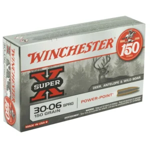 WINCHESTER SUPER X RIFLE AMO 30-06 SPR 150GR POWER POINT 20RD (10 BOX CASE)