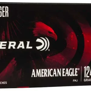 FEDERAL AMERICAN EAGLE PROMO AMO 9MM 124GR FMJ 50RD (20 BOX CASE)