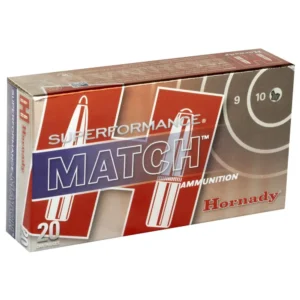 HORNADY SUPERFORMANCE MATCH RIFLE AMO 223 REM 75GR BTHP MATCH SPF 20RD (10 BOX CASE)