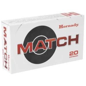HORNADY MATCH AMO 308 WIN 168 BTHP 20RD (10 BOX CASE)