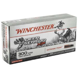 WINCHESTER DEER SEASON XP RIFLE AMO 300 WSM 150GR EXTREME POINT 20RD (10 BOX CASE)