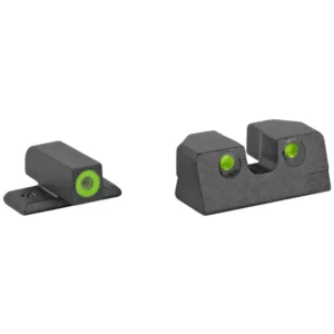 MEPROLIGHT HYPER-BRIGHT PLIS SIGHTS SIG DOVETAIL #8 #8 GREEN FRONT BLACK REAR
