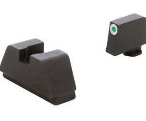 AMERIGLO NIGHT SIGHT SET ALL GLOCK L TALL GREEN FRONT BLACK REAR