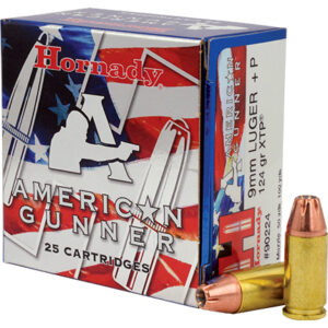 HORNADY 9MM 124GR +P XTP