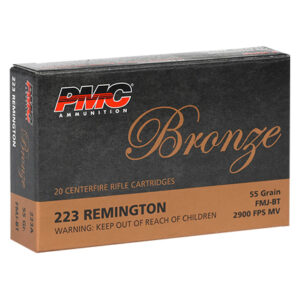 PMC 223 REM 55GR FMJ BT 20CT.