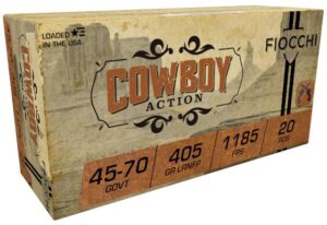 FIOCCHI AMO 45-70 GOV`T 405GR LRNFP 20-RD (10 BOXES PER CASE)