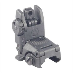 MBUS REAR SIGHT FLIP-UP POLYMER FOR AR-15 BLACK