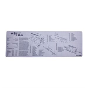 TEKMAT LONG GUN CLEANING MAT FOR AR-15 GRAY