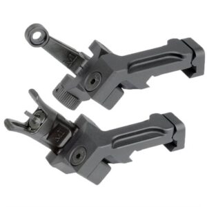 AR-15 COMBAT RIFLE OFFSET SIGHT SET BLACK