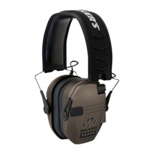 RAZOR SLIM ELECTRONIC MUFFS, FLAT DARK EARTH