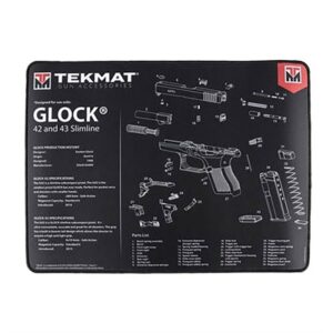 TEKMAT ULTRA 20 GUN CLEANING MAT FOR GLOCK 42-43 BLACK