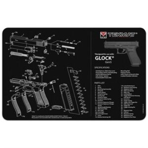 TEKMAT ULTRA 20 GUN CLEANING MAT FOR GLOCK GEN5 BLACK