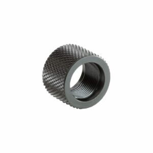 .570 PISTOL BARREL TREAD PROTECTOR 1/2-28 PLATED BLACK