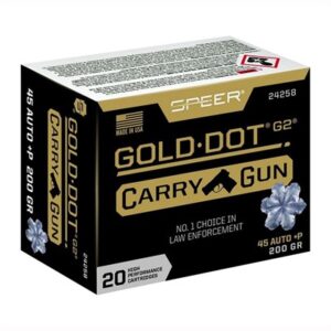 45 AUTO +P 200GR JACKETED HOLLOW POINT 20/BOX
