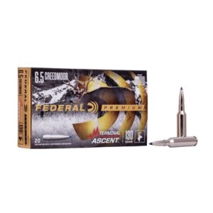 6.5 CREEDMOOR 130GR TERMINAL ASCENT 20/BOX