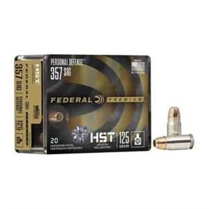 PERSONAL DEFENSE 357 SIG 125GR HST JHP 20/BOX