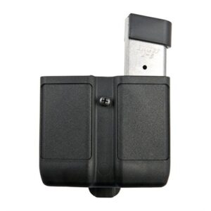 SINGLE STACK DOUBLE MAG CASE, BLACK
