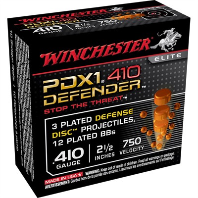 DEFENDER 410 BORE 2-1/2'' 3 DISC PROJECTILES #12 BB'S 10/BOX