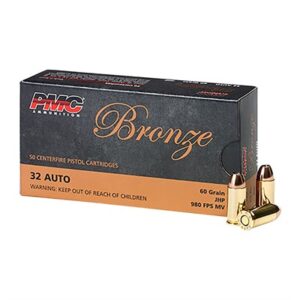 32 ACP 60GR JACKETED HOLLOW POINT 50/BOX