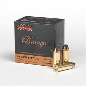 BRONZE .44 S&W SPECIAL 180GR JACKETED HOLLOW POINT 25/BOX