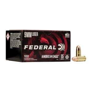 9MM LUGER 115GR FULL METAL JACKET 100/BOX
