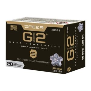 40 S&W 180GR GOLD DOT HOLLOW POINT 20/BOX