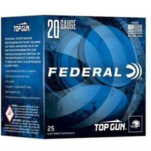 TOP GUN 20 GAUGE 2-3/4'' 7/8OZ #7.5 SHOT 1250 FPS 25/BOX