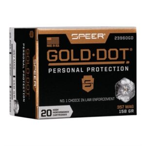 357 MAGNUM 158GR GOLD DOT HOLLOW POINT 20/BOX