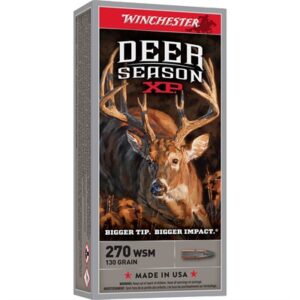 DEER SEASON XP 270 WIN SHORT MAGNUM 130GR POLYMER TIP 20/BOX