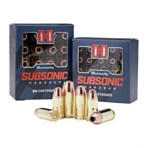 SUBSONIC 9MM LUGER 147GR JACKETED HOLLOW POINT 25/BOX