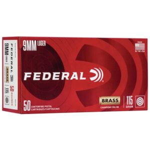 9MM LUGER 115GR FULL METAL JACKET 50/BOX