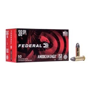 AMERICAN EAGLE 38 SPECIAL 158GR LEAD ROUND NOSE 50/BOX