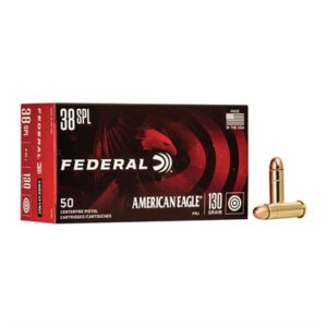 AMERICAN EAGLE 38 SPECIAL 130GR FULL METAL JACKET 50/BOX
