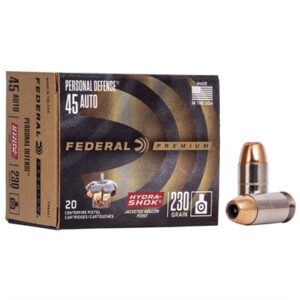 45 ACP 230GR HYDRA-SHOK JACKETED HOLLOW POINT 20/BOX