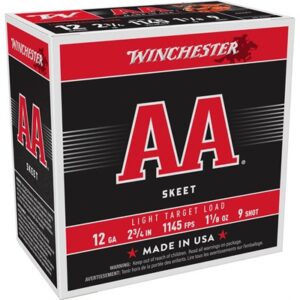 AA LIGHT 12 GAUGE 2-3/4'' 1-1/8 OZ #9 SHOT 25/BOX