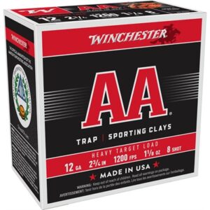AA 12 GAUGE 2-3/4'' 1-1/8OZ #8 SHOT 25/BOX