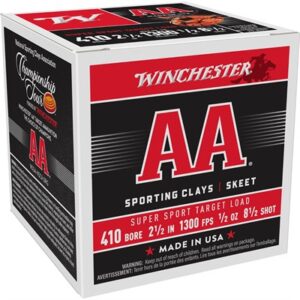 AA SPORTING CLAYS 410 BORE 2-1/2'' 1/2 OZ #8.5 SHOT 25/BOX