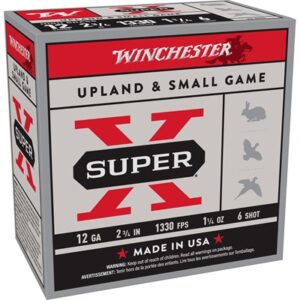 SUPER-X 12 GAUGE 2-3/4'' 1-1/4 OZ #6 SHOT 25/BOX