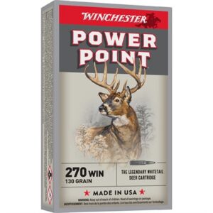 POWER-POINT 270 WINCHESTER 130GR SOFT POINT TIP 20/BOX