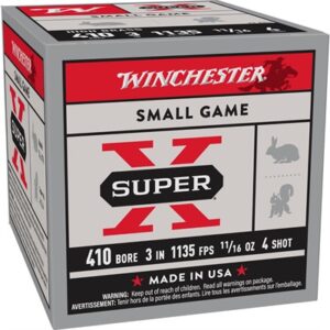 SUPER-X 410 BORE 3'' 11/16OZ #4 SHOT 25/BOX