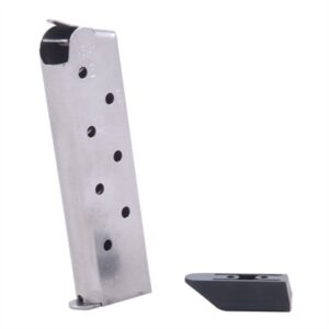 MATCH GRADE, .45 ACP, 8 ROUND, STAINLESS, W/ PAD