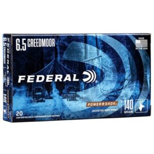 FEDERAL 6.5 CREEDMOOR 140GR SP '' POWER-SHOK''  20/BX