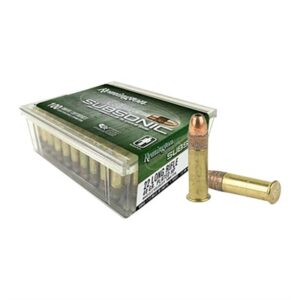 22 LONG RIFLE 40GR SUBSONIC HOLLOW POINT 100/BOX