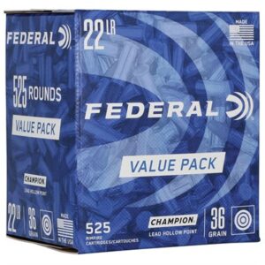 CHAMPION TRAINING 22 LR 36GR LEAD HOLLOW POINT 525/BOX