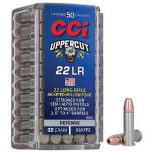 UPPERCUT 22 LONG RIFLE 32GR PLATED HOLLOW POINT 50/BOX