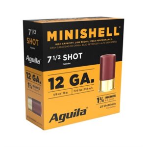 MINISHELL 12 GAUGE 1-3/4'' 5/8OZ #7.5 SHOT 25/BOX