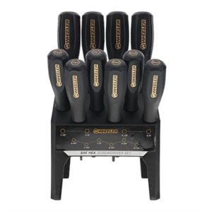 SAE HEX BENCHTOP SCREWDRIVER SET 10-PIECE